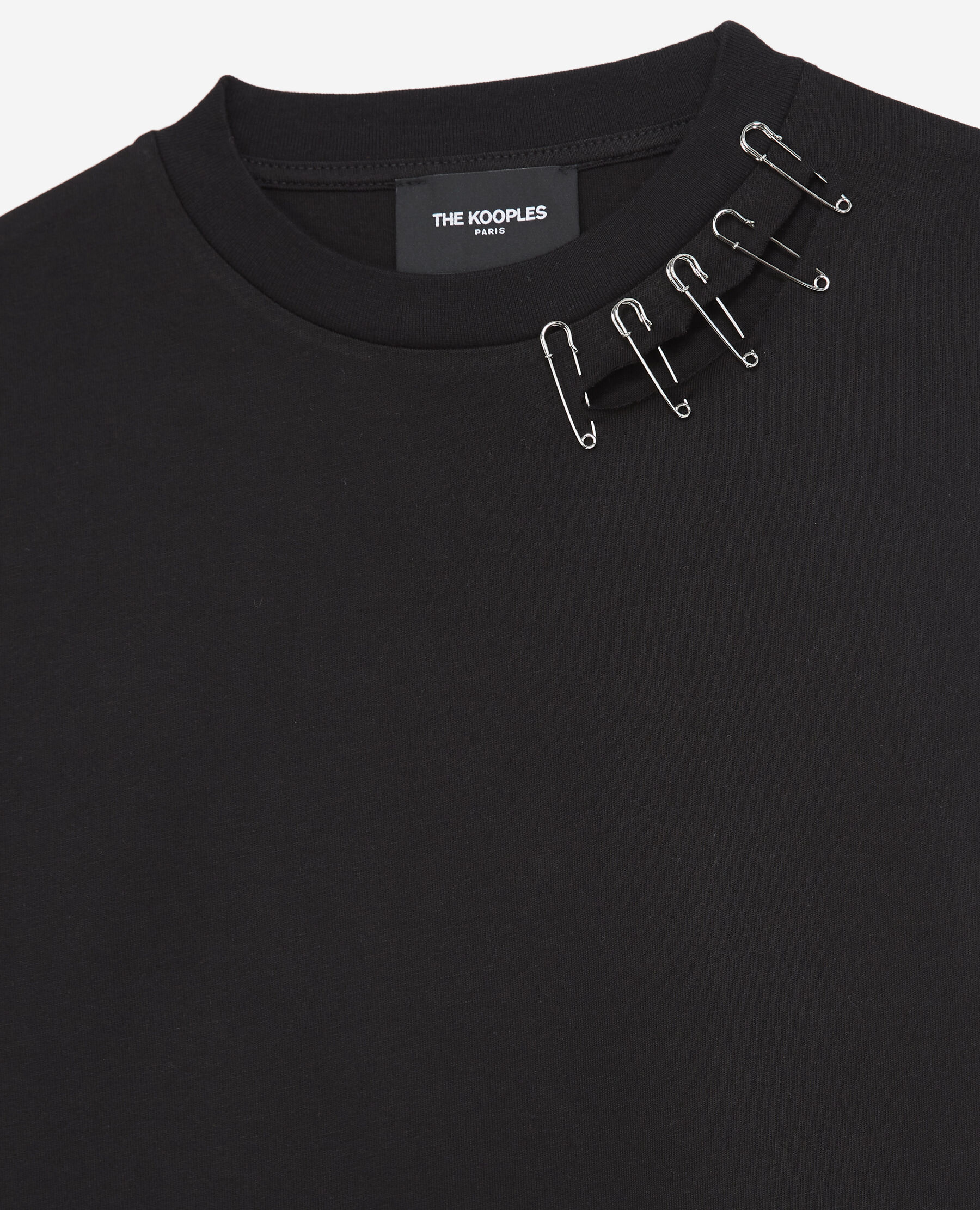 Camisetas negras de algodon outlet