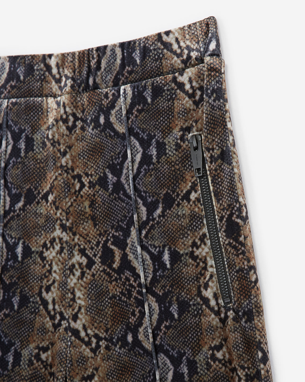 The Kooples WOMEN SNAKE PRINT high-waisted loose printed joggers