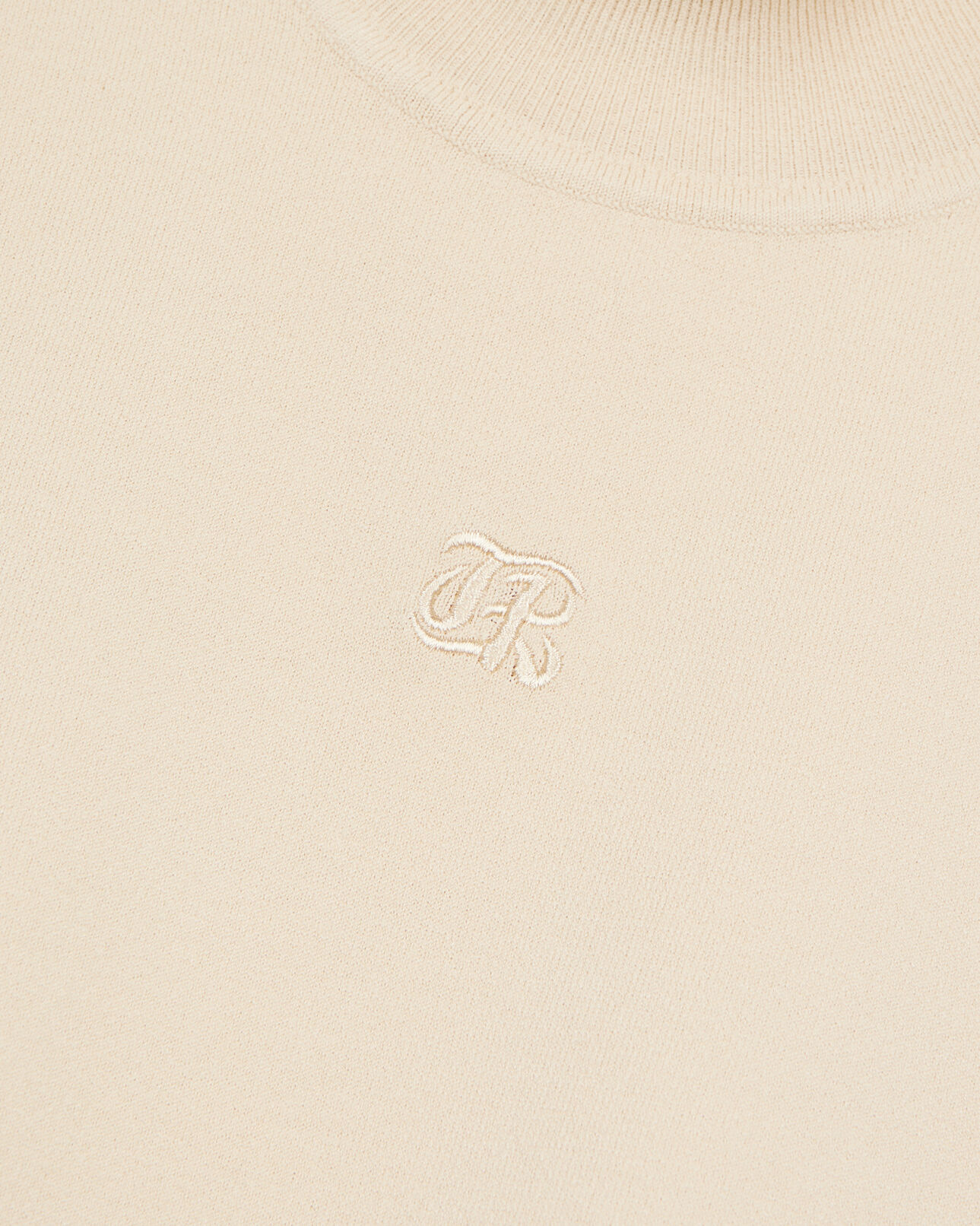 The Kooples WOMEN BEIGE TAUPE beige knit top
