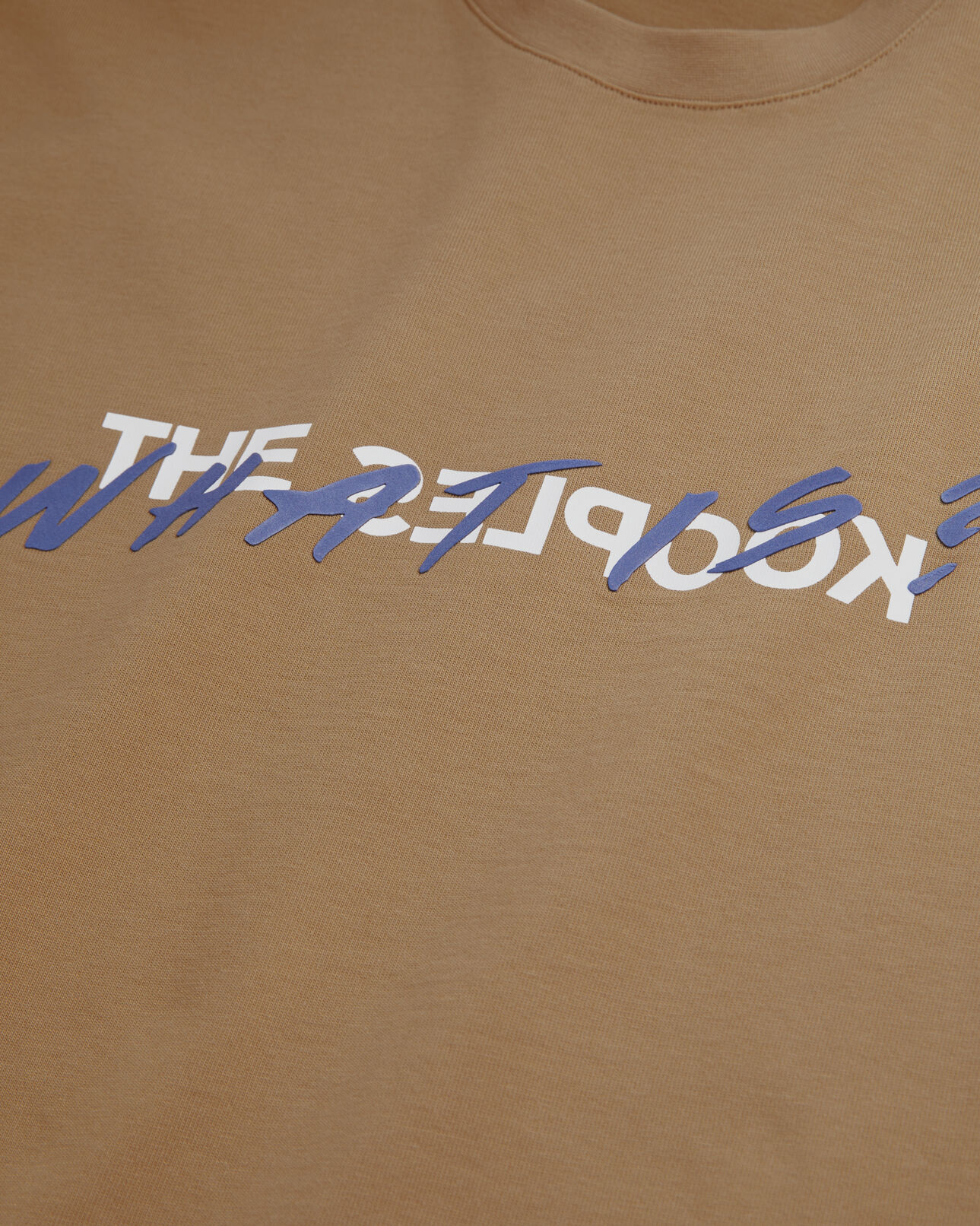 The Kooples HOMME BROWN-BEIGE t-shirt homme what is camel