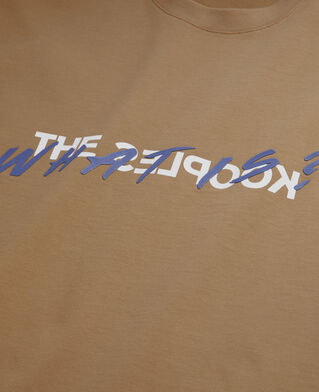 The Kooples HOMME BROWN-BEIGE t-shirt homme what is camel
