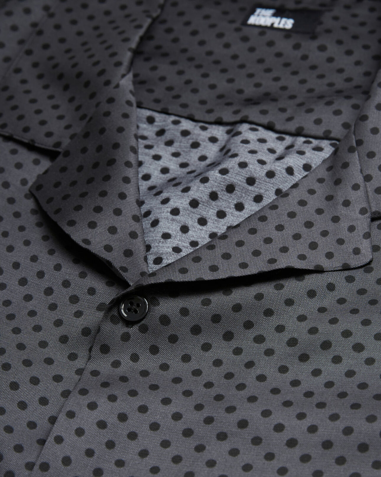 The Kooples HOMME GREY chemise col hawaïen imprimée