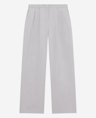 The Kooples WOMEN LIGHT PURPLE lilac straight-leg tailored pants