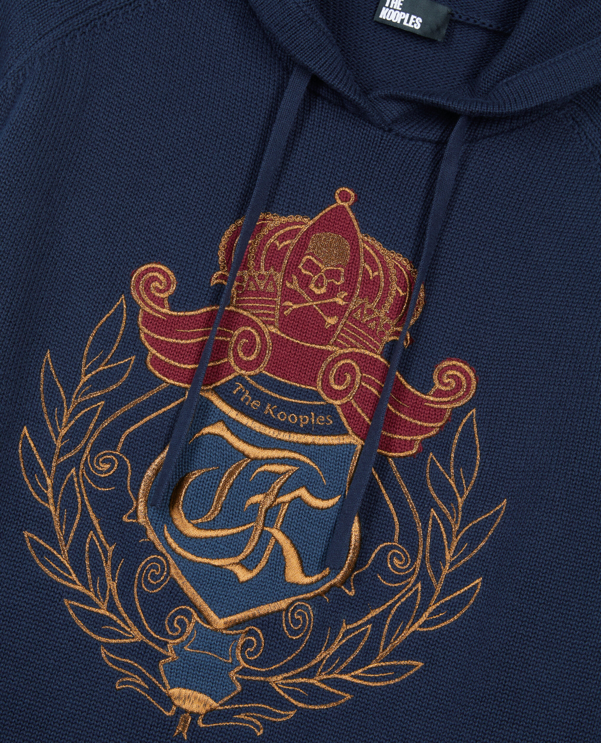 Pull a capuche bleu marine The Kooples