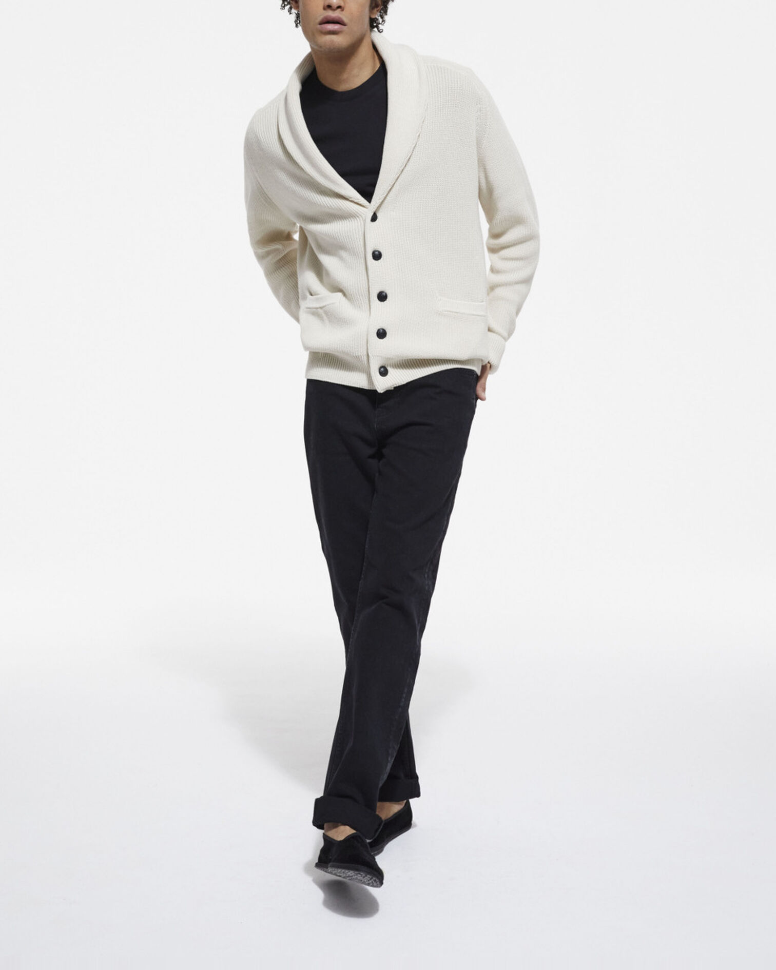 Cardigan beige, OFF WHITE, hi-res image number null