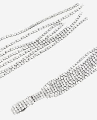 The Kooples FEMME SILVER boucles d'oreilles longues à clip argenté