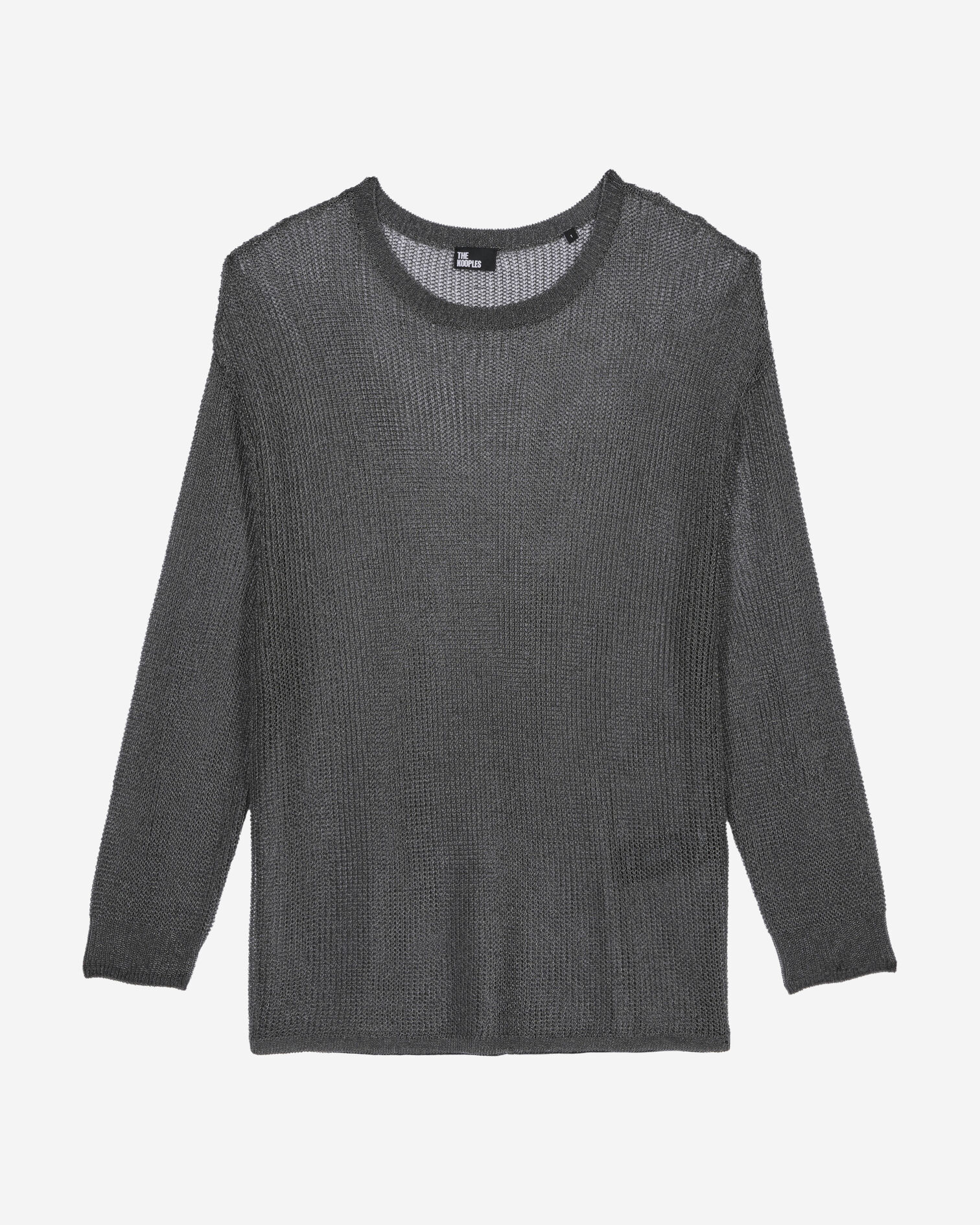 Pull effet côte de maille gris, GREY SILVER, hi-res image number null