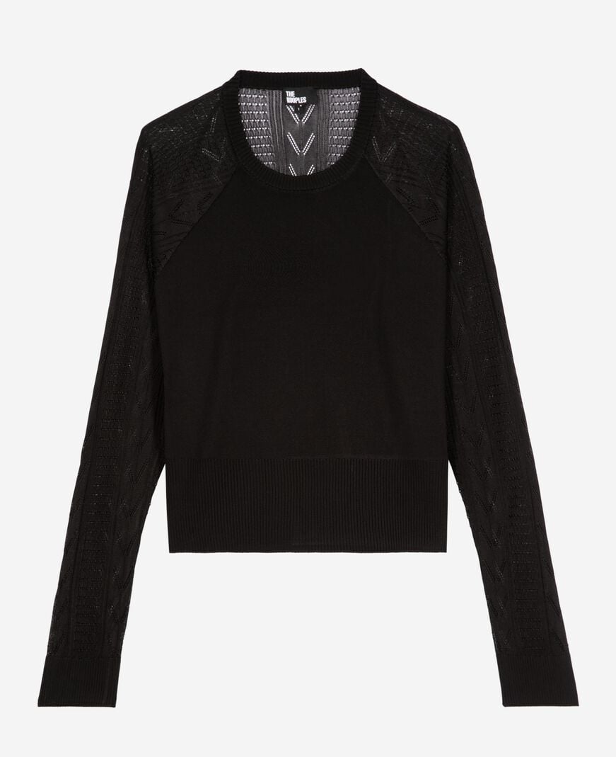 The Kooples FEMME BLACK pull noir
