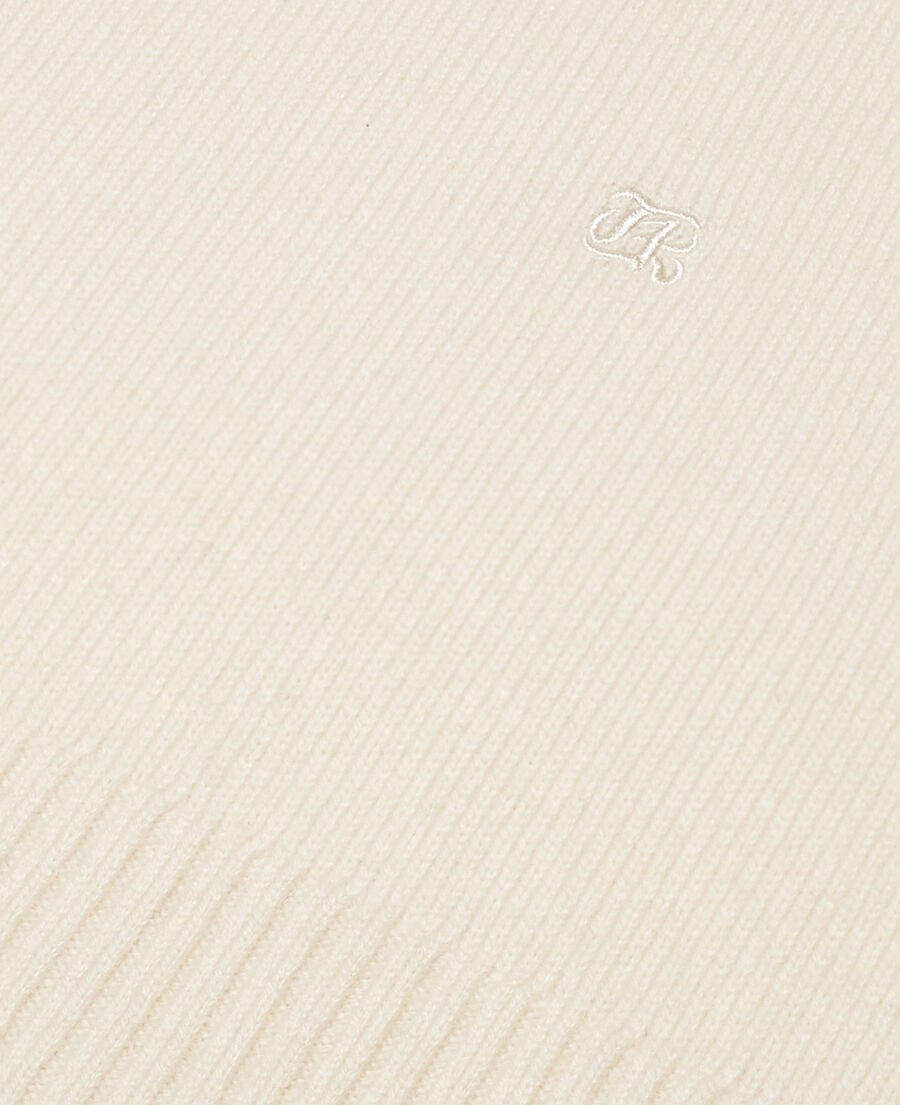 The Kooples FEMME ECRU pull col montant en cachemire &eacute;cru