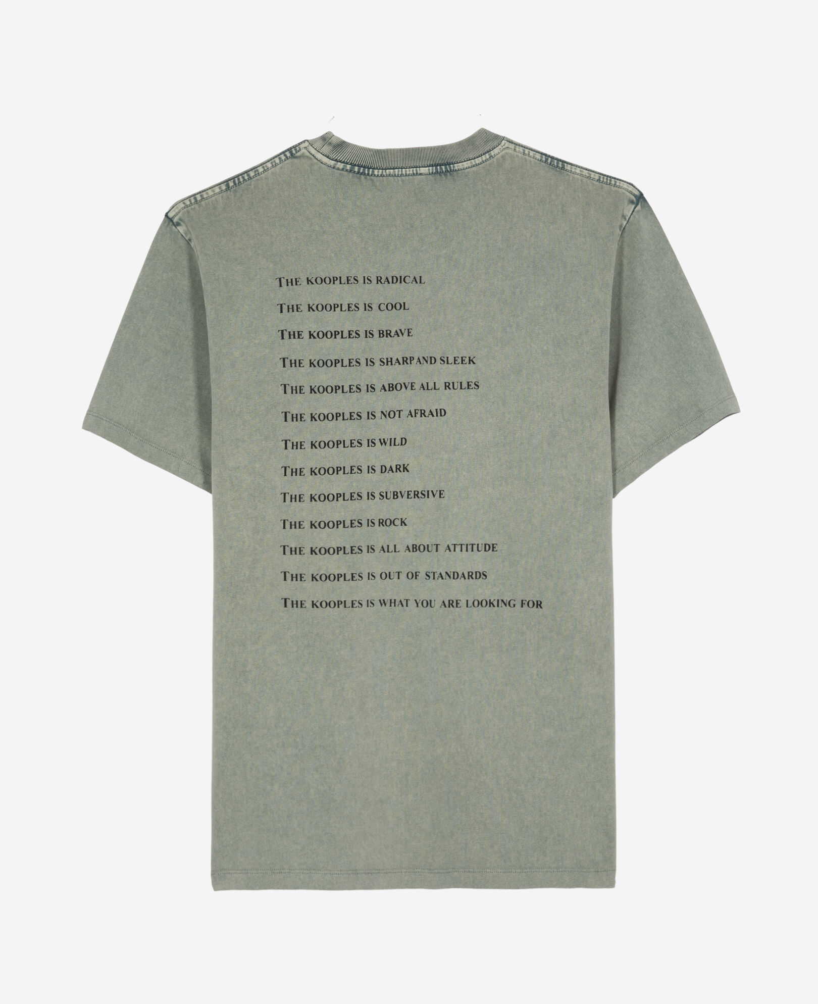 The Kooples HOMBRE BLUE/GREEN ¿qué es la camiseta verde?