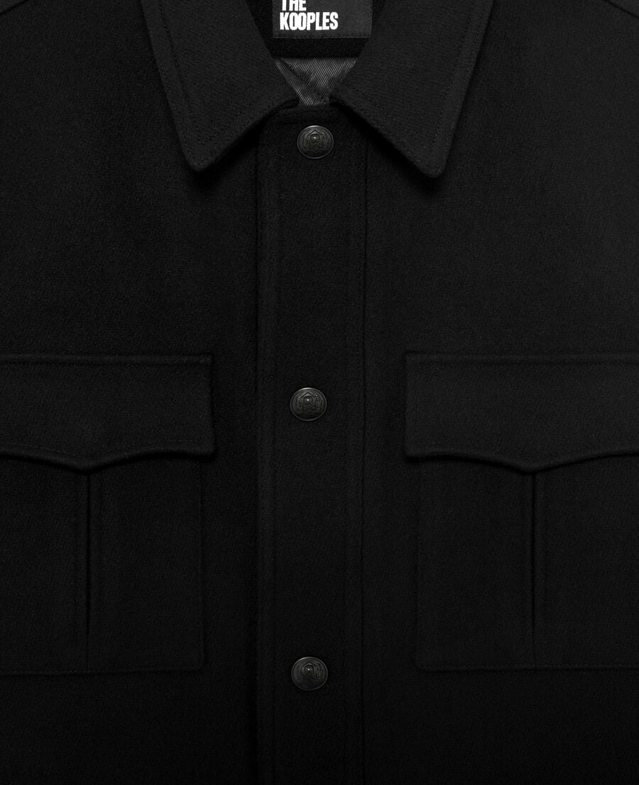 The Kooples HOMME BLACK surchemise noire