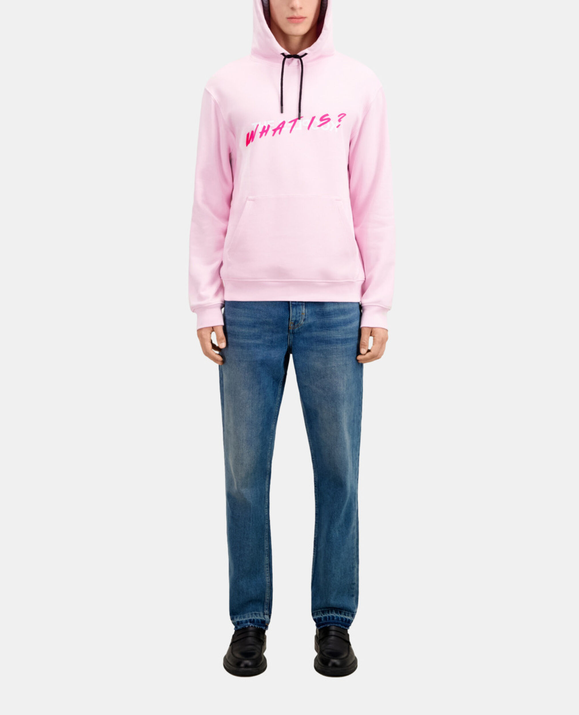 Men's Pink What is hoodie, PALE PINK, hi-res image number null