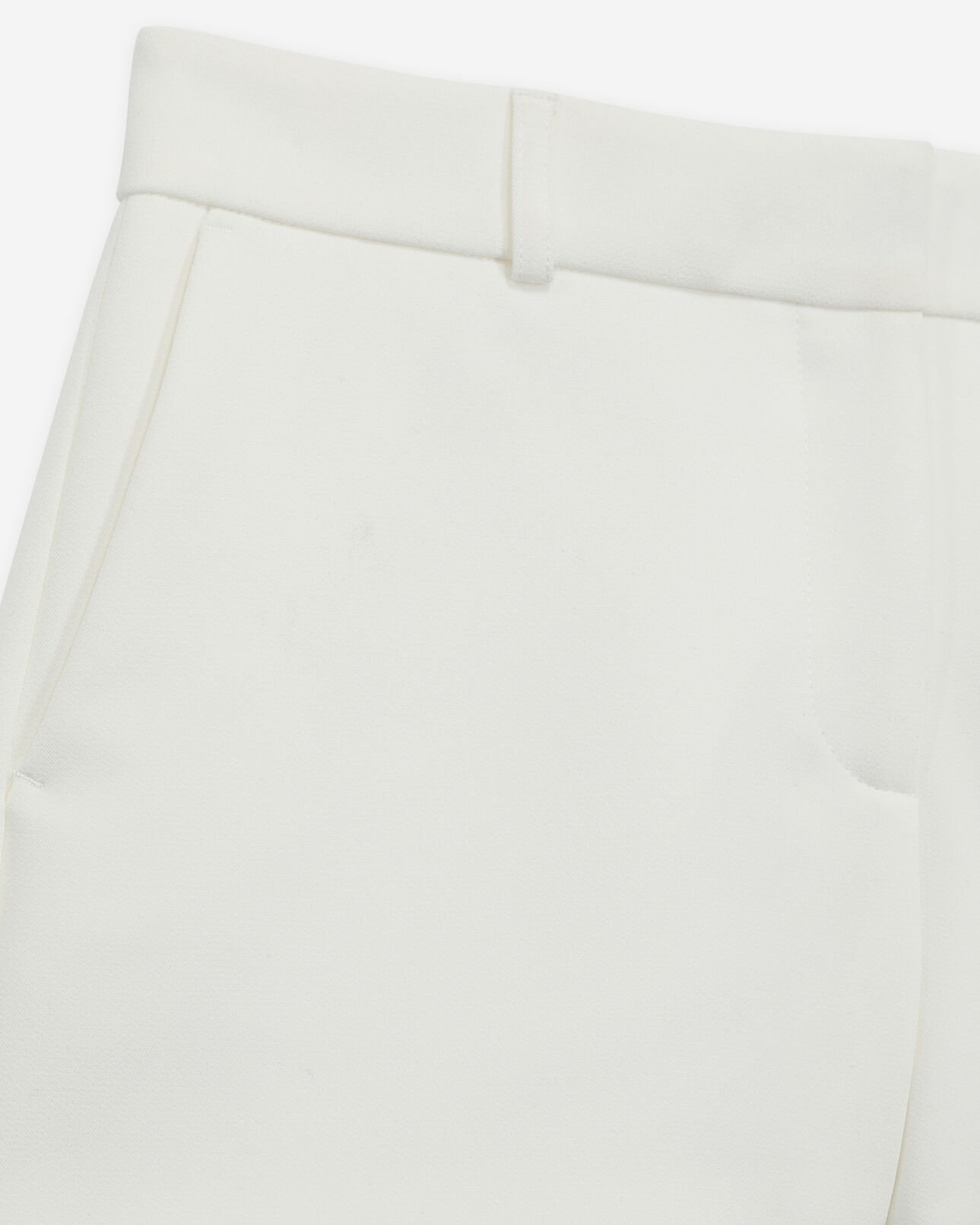The Kooples FEMME ECRU short tailleur blanc en crêpe