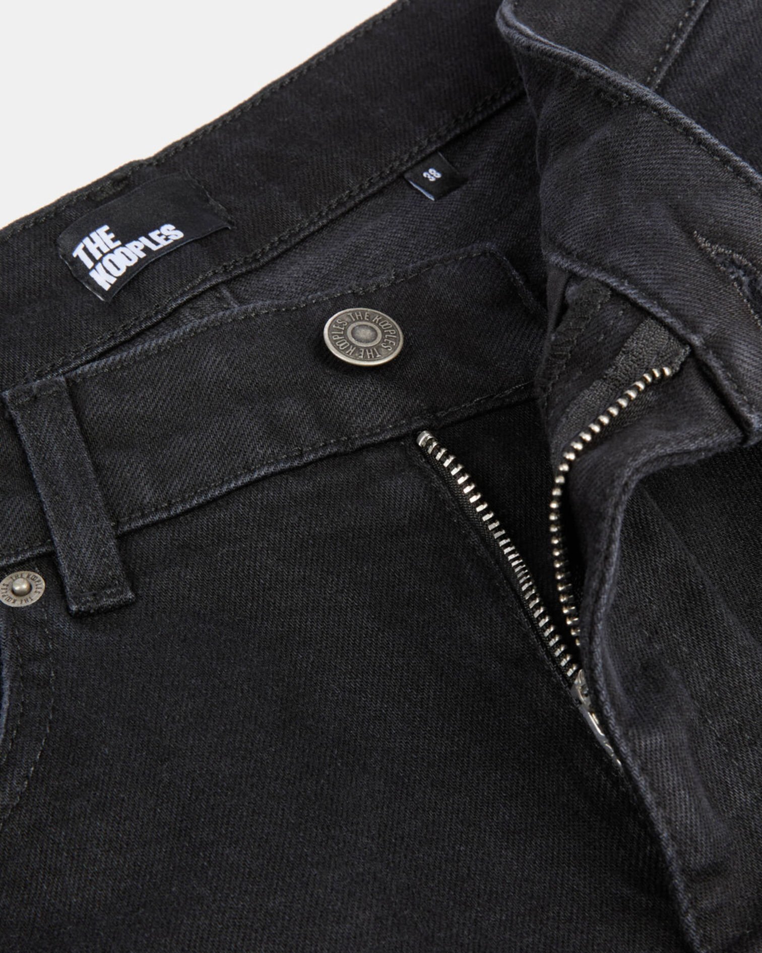Jean flare noir, BLACK WASHED, hi-res image number null