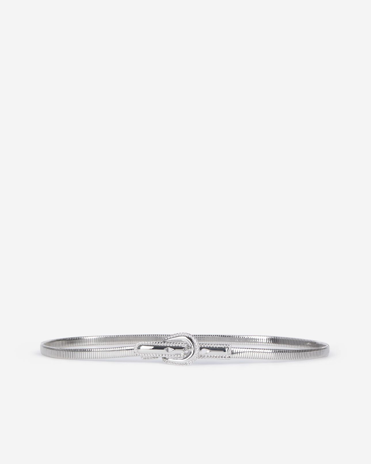 The Kooples FEMME SILVER ceinture fine en métallerie argentée