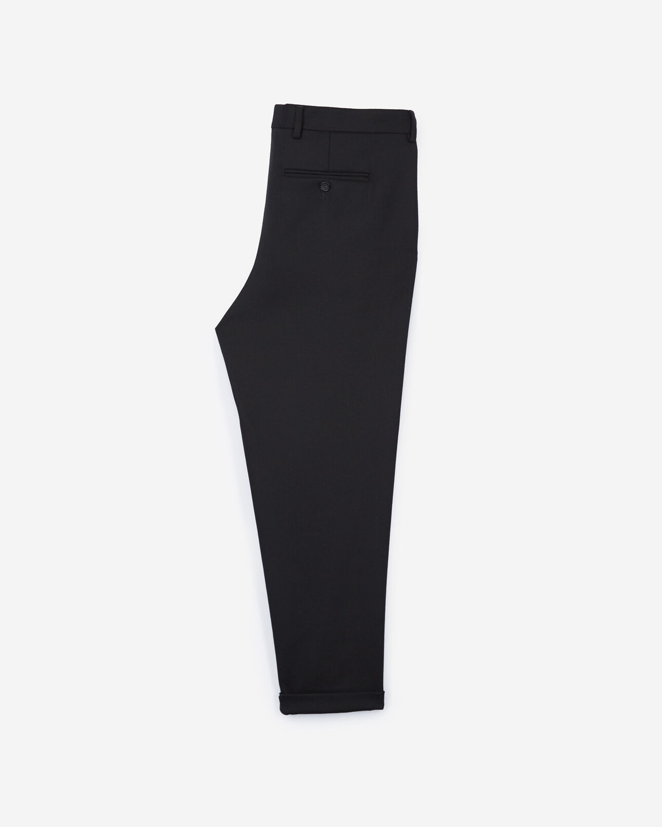 The Kooples HERREN BLACK schwarze chino-hose aus wolle