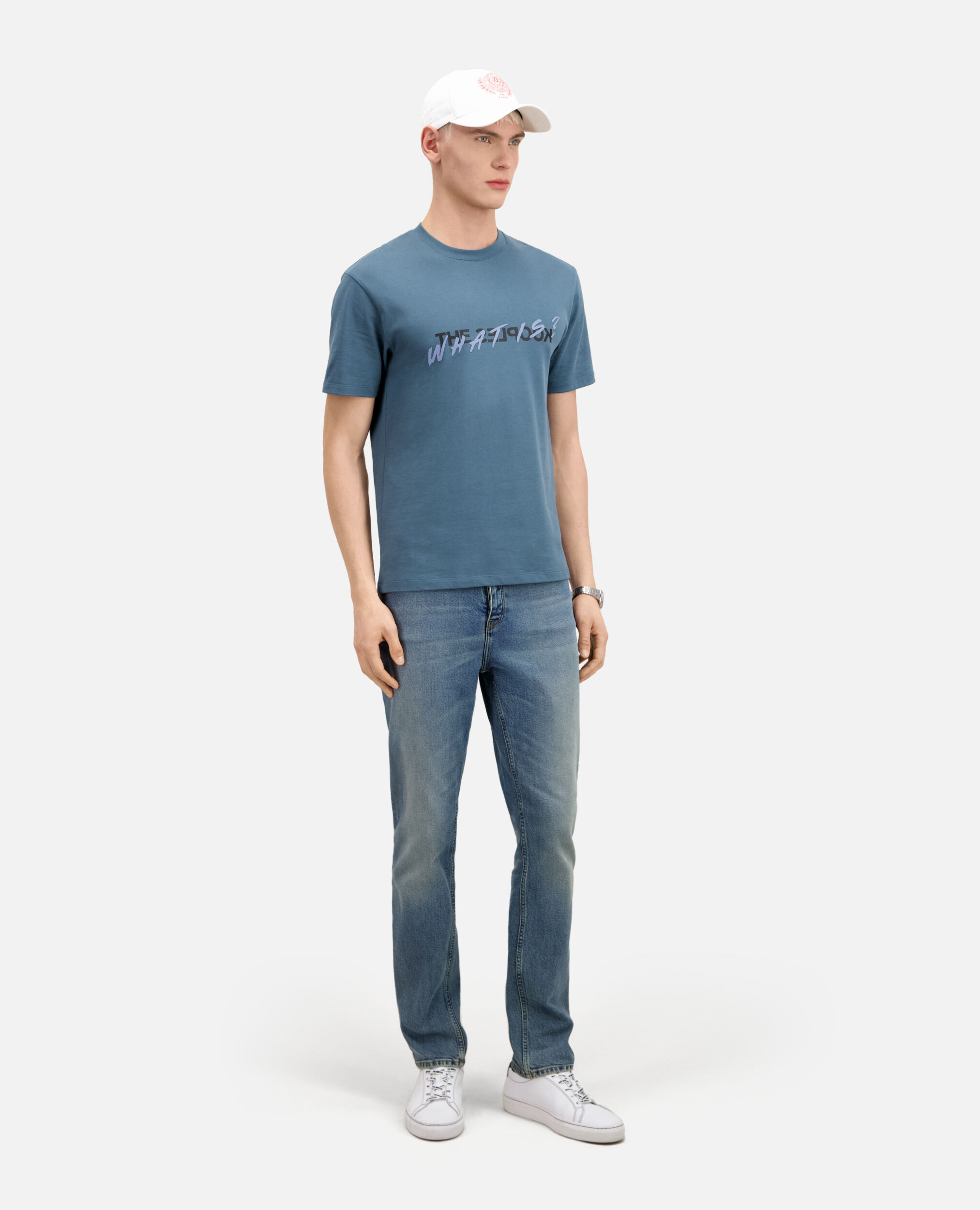 T-shirt Homme What is bleu profond, BLUE PETROL, hi-res image number null