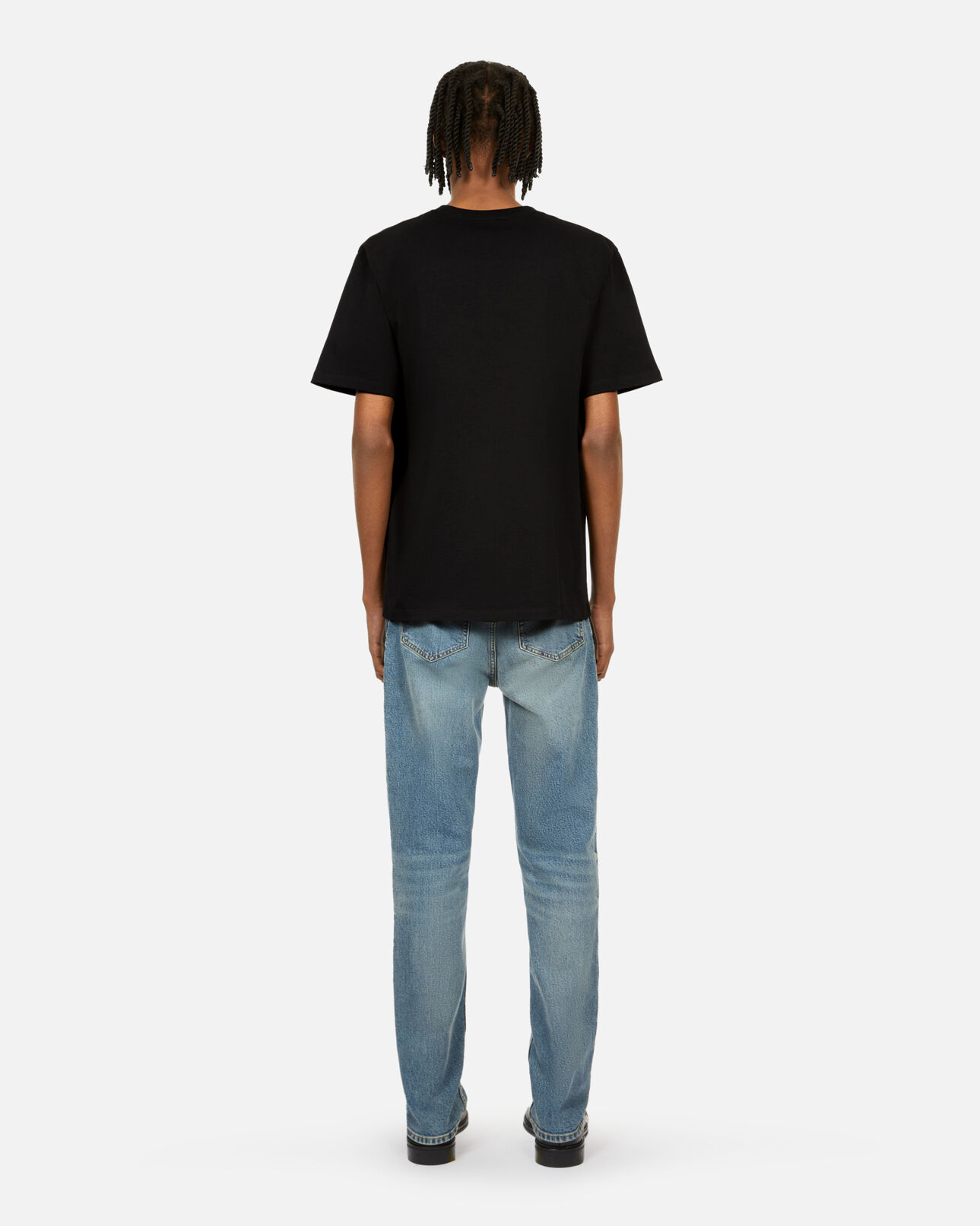 The Kooples HOMME BLACK t-shirt avec poche zippée noir
