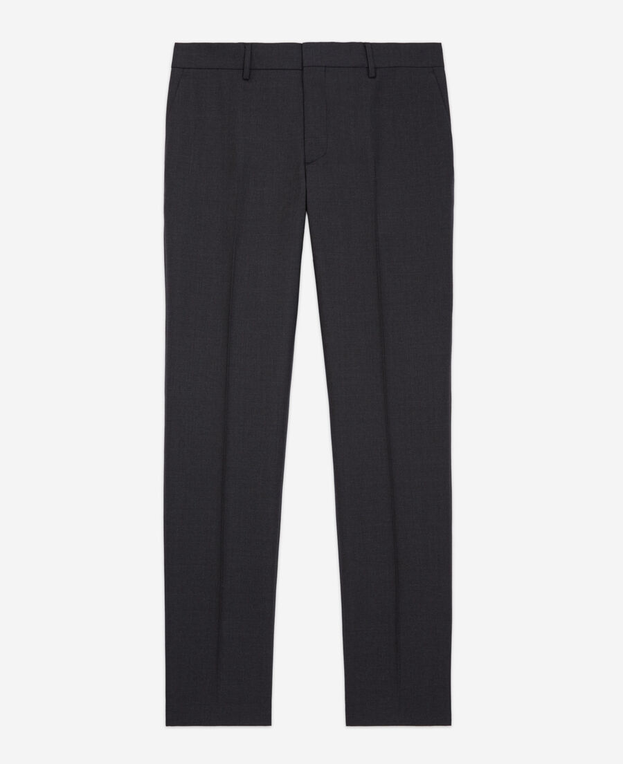 gray wool suit pants