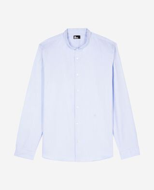 The Kooples HOMME BLUE chemise formelle col officier bleu ciel