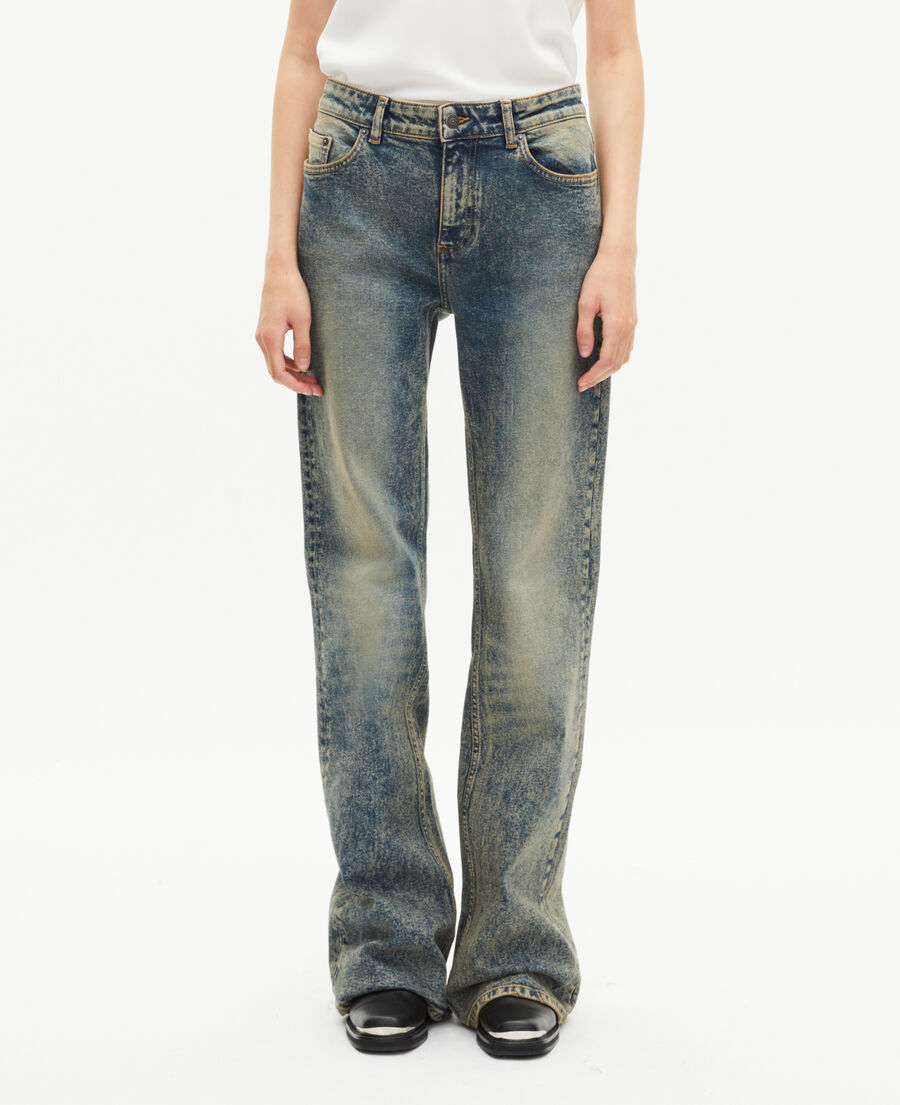 The Kooples DAMEN BLUE blaue bootcut-jeans