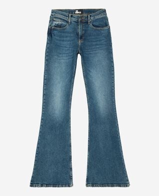 The Kooples FEMME VINTAGE BLUE jean flare bleu