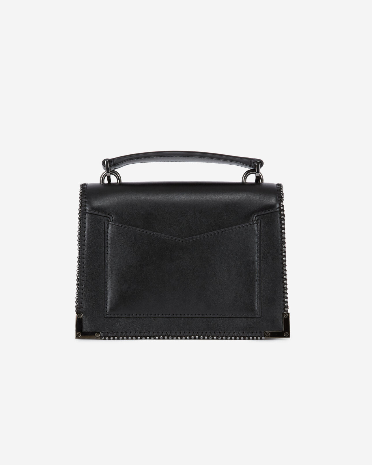 The Kooples FEMME BLACK sac emily small en cuir noir