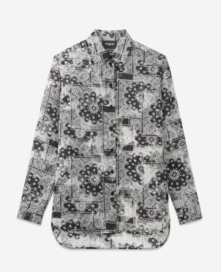 The Kooples F BLACK bandana print shirt