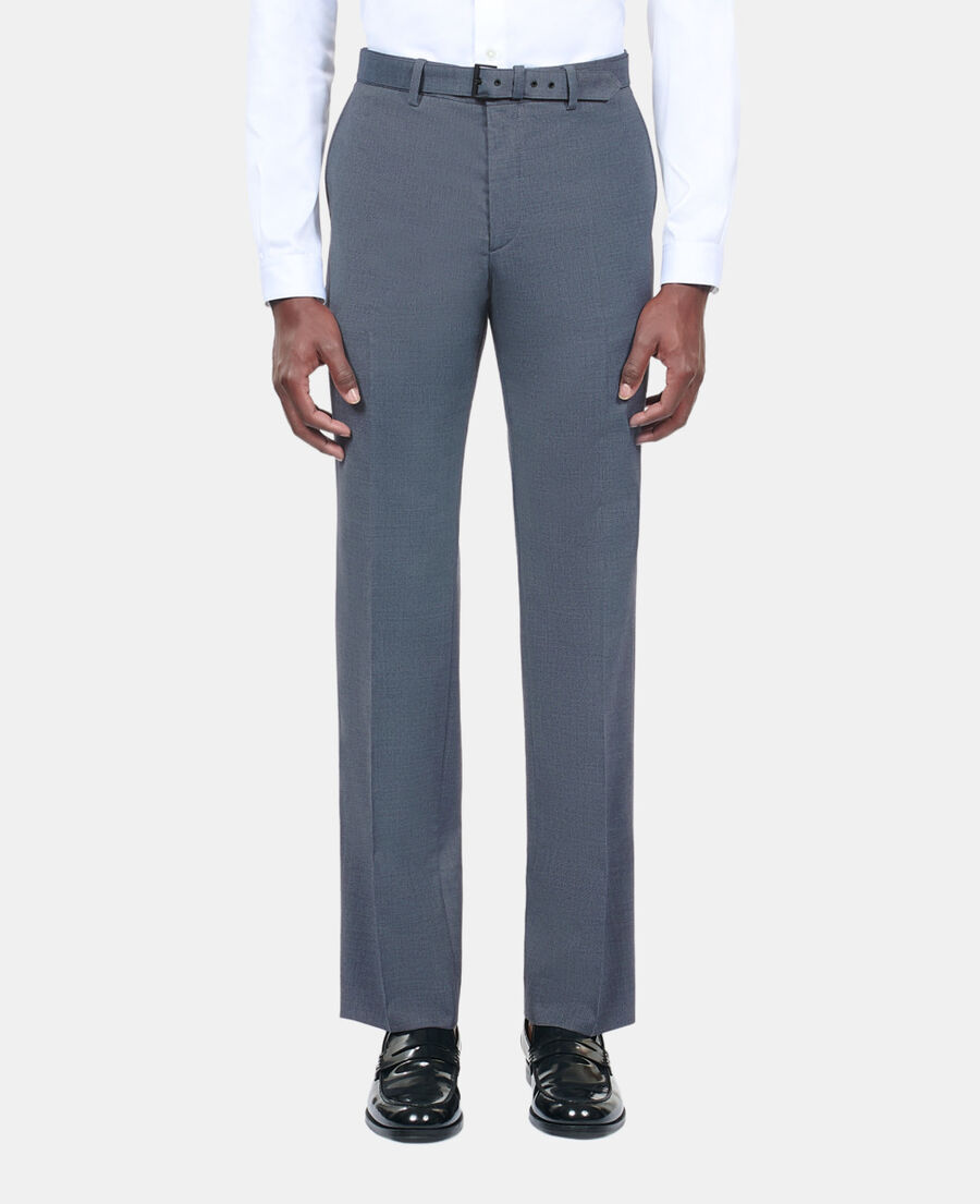 The Kooples H BLUE blue wool suit trousers