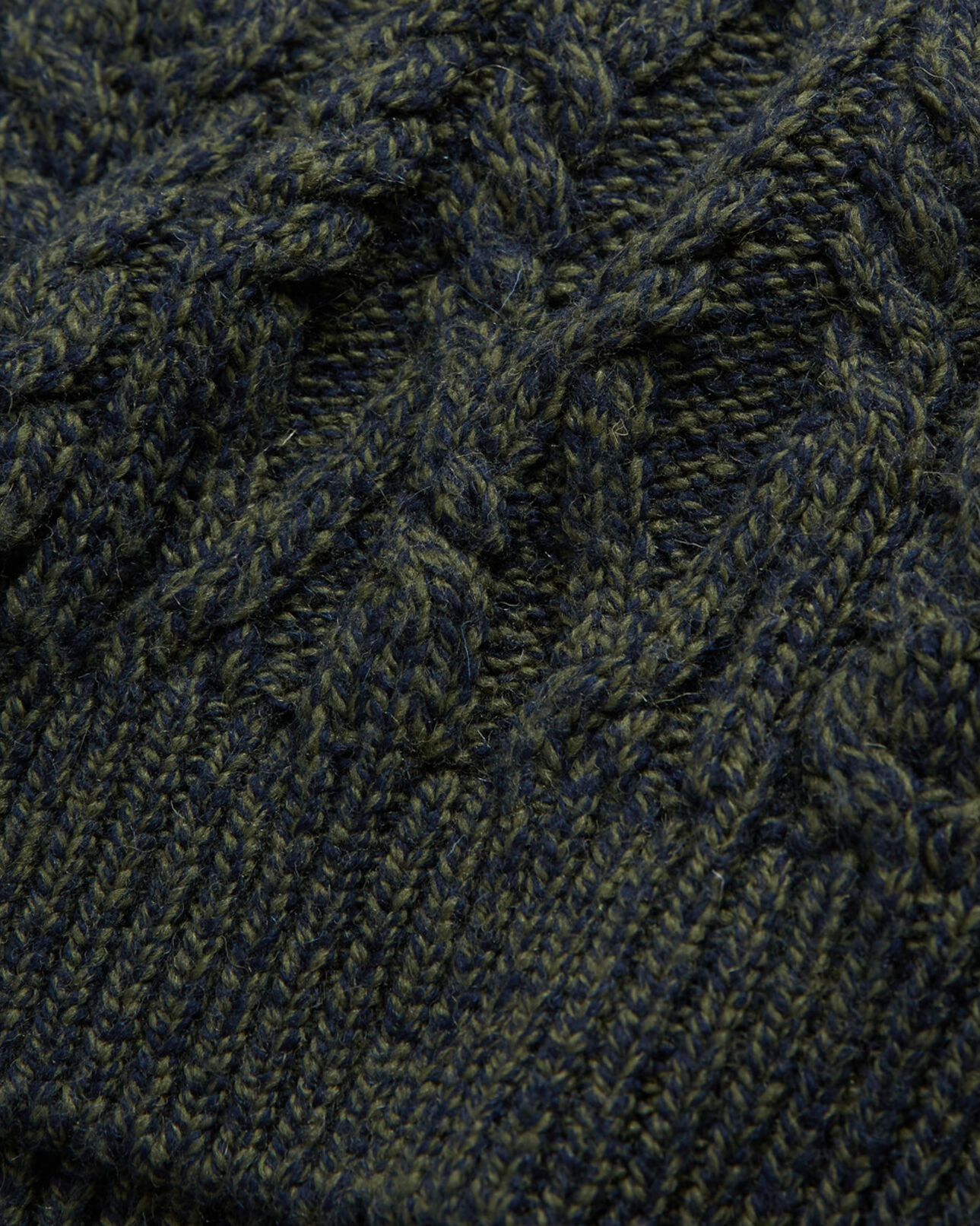 The Kooples MEN KAKI NAVY wool sweater