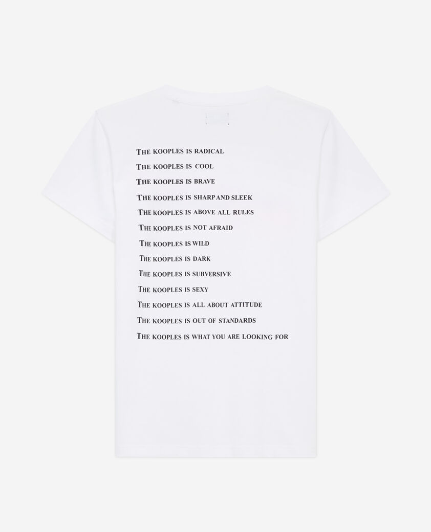 The Kooples WOMEN WHITE what is neon white t-shirt