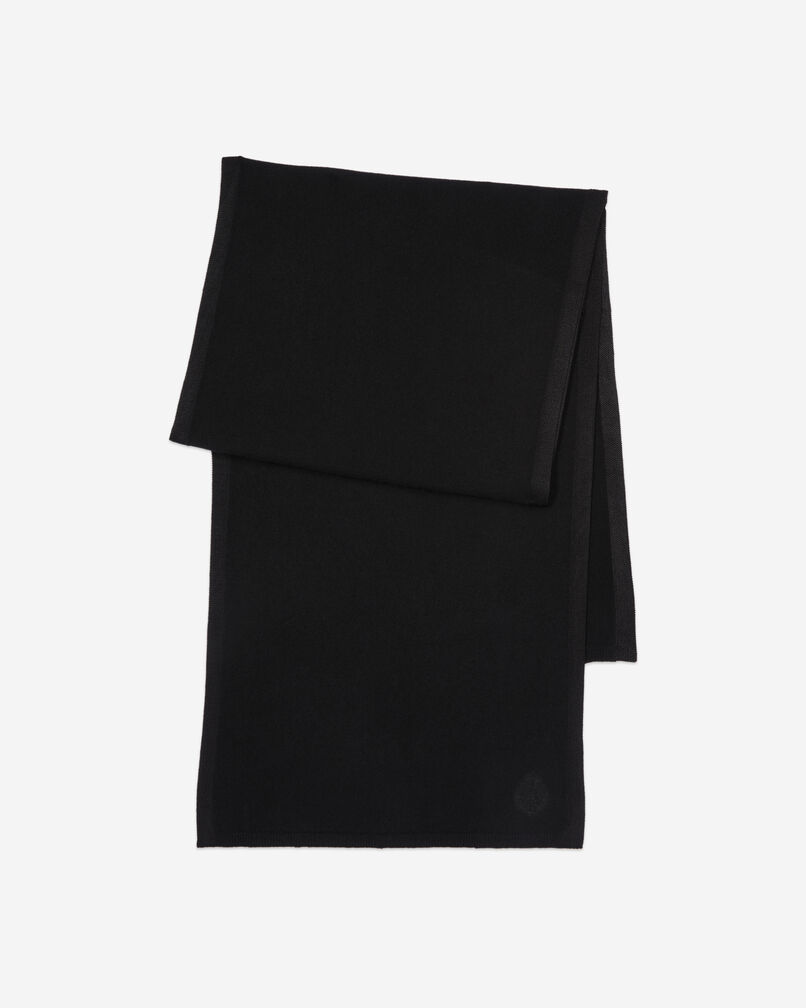 The Kooples M BLACK black cashmere scarf