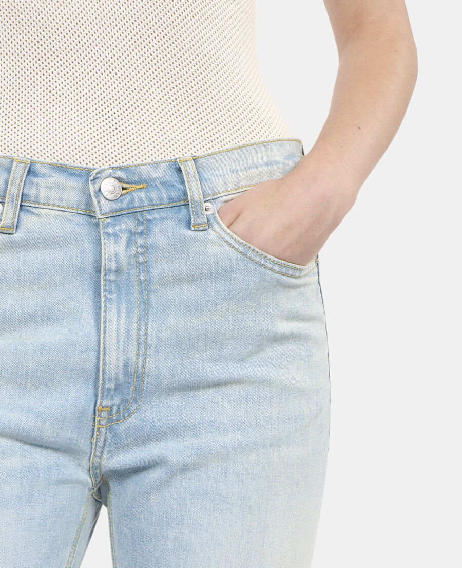 The Kooples FEMME BLUE BLEACHED / NAVY jean slim bleu clair