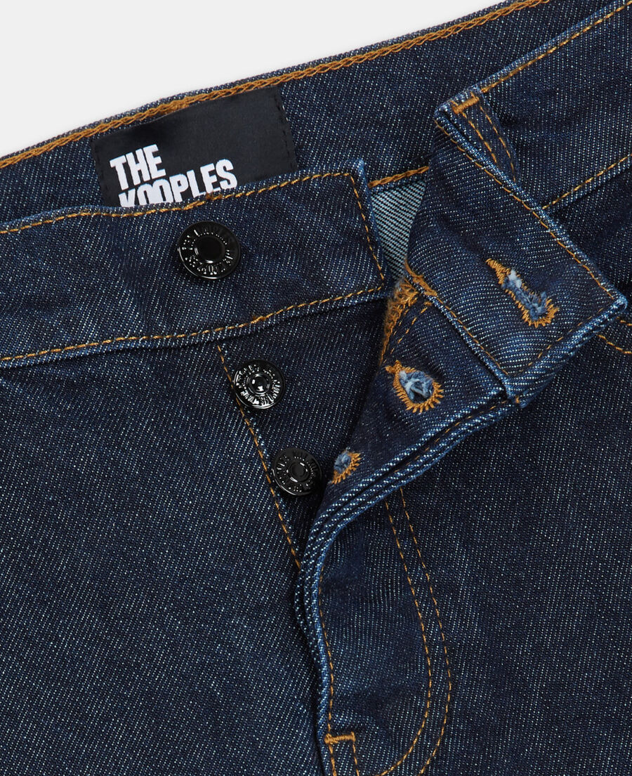 blue slim-fit jeans
