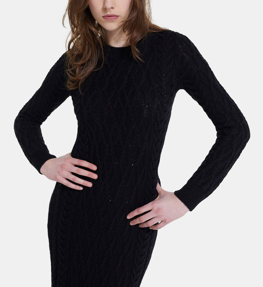 Robe laine noire cheap