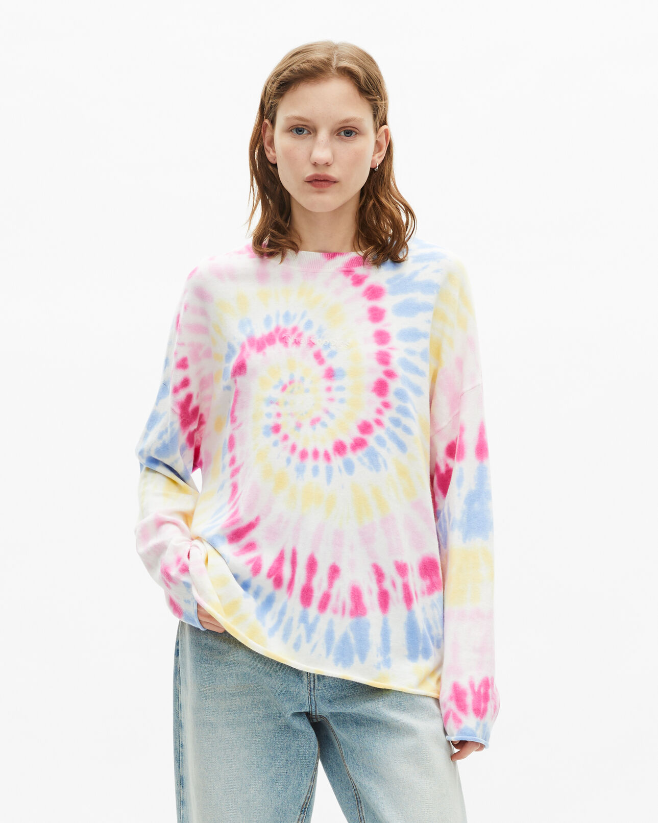 The Kooples WOMEN MULTICOLOR multicolor tie dye sweater