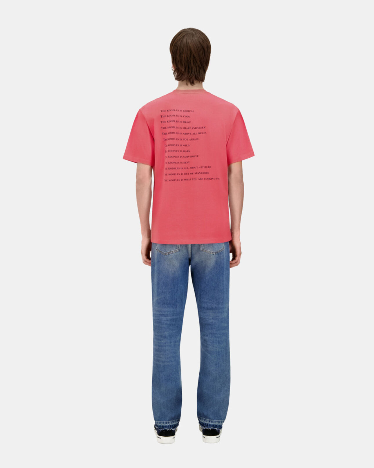 The Kooples HOMME RETRO PINK t-shirt what is rose