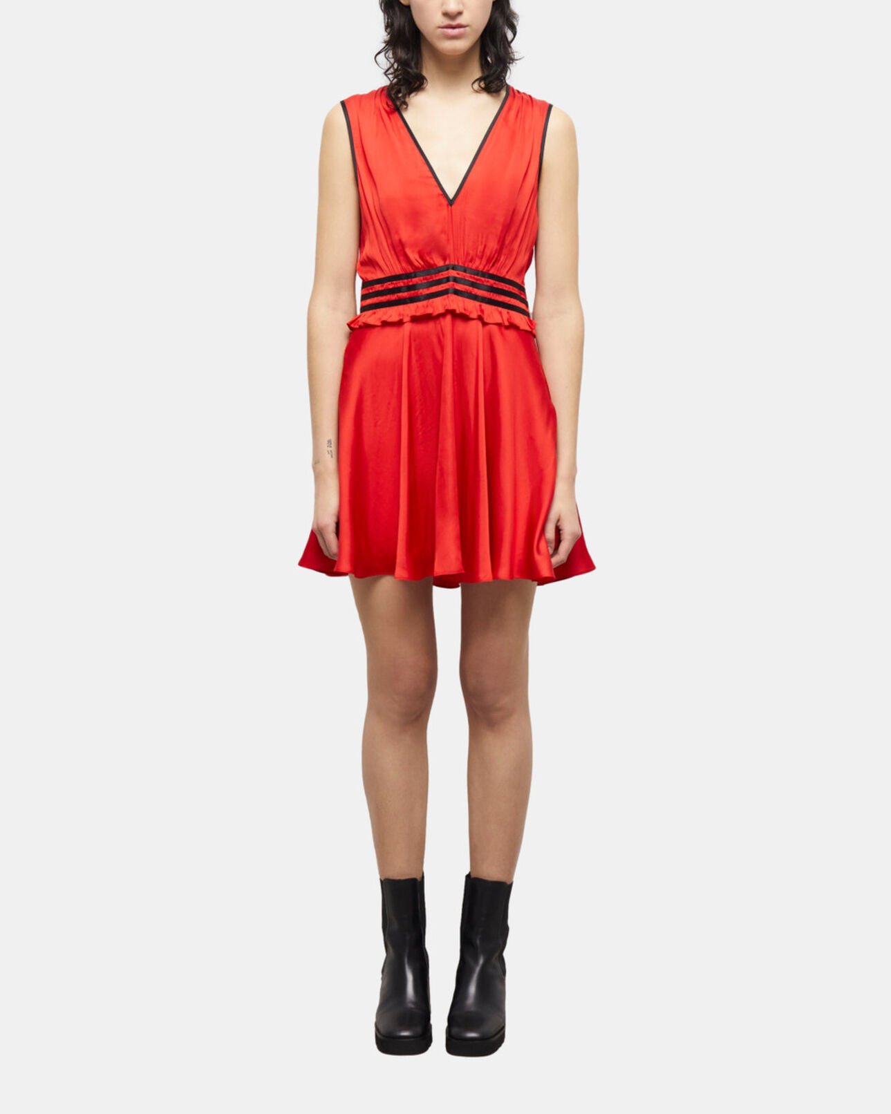 The Kooples DAMEN RED kurzes rotes kleid