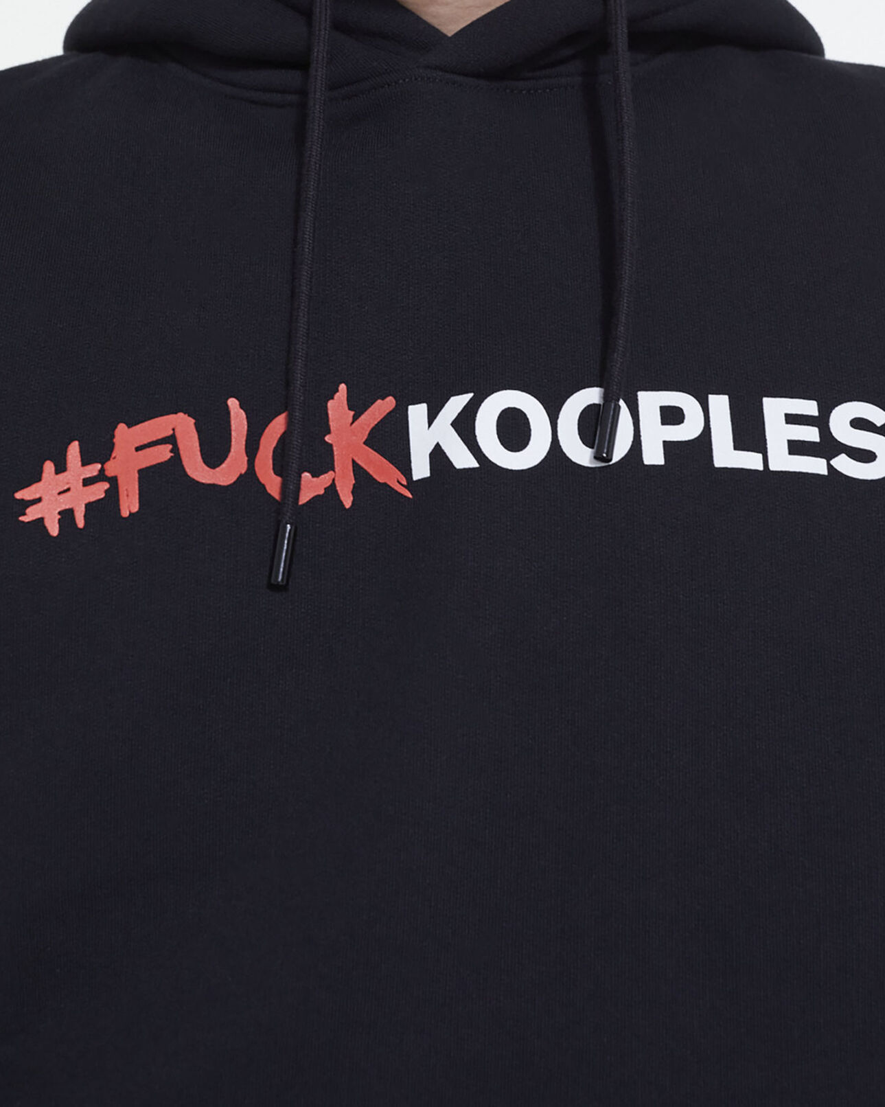 The Kooples HOMME BLACK sweatshirt logo noir