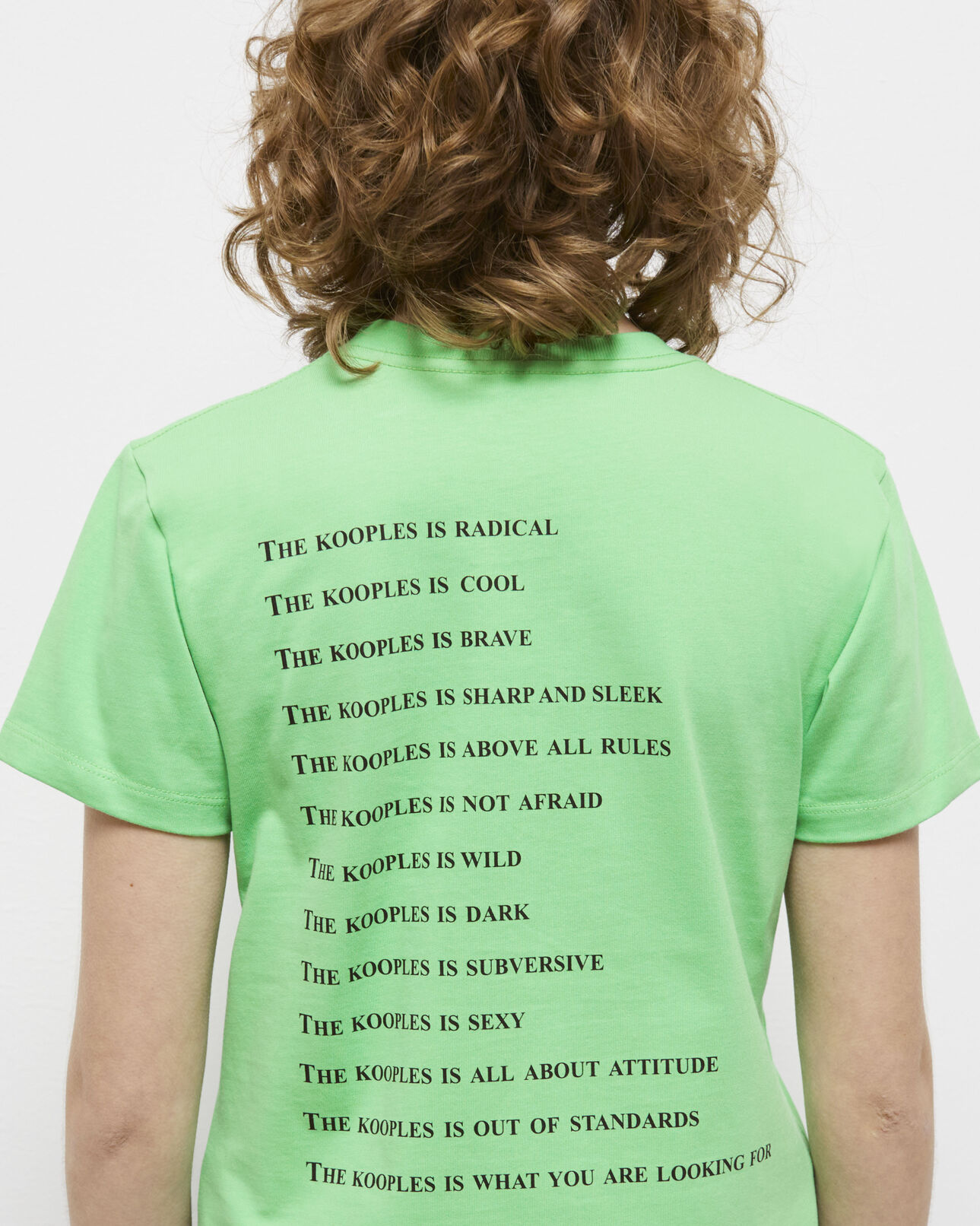 The Kooples FEMME APPLE t-shirt femme what is vert clair