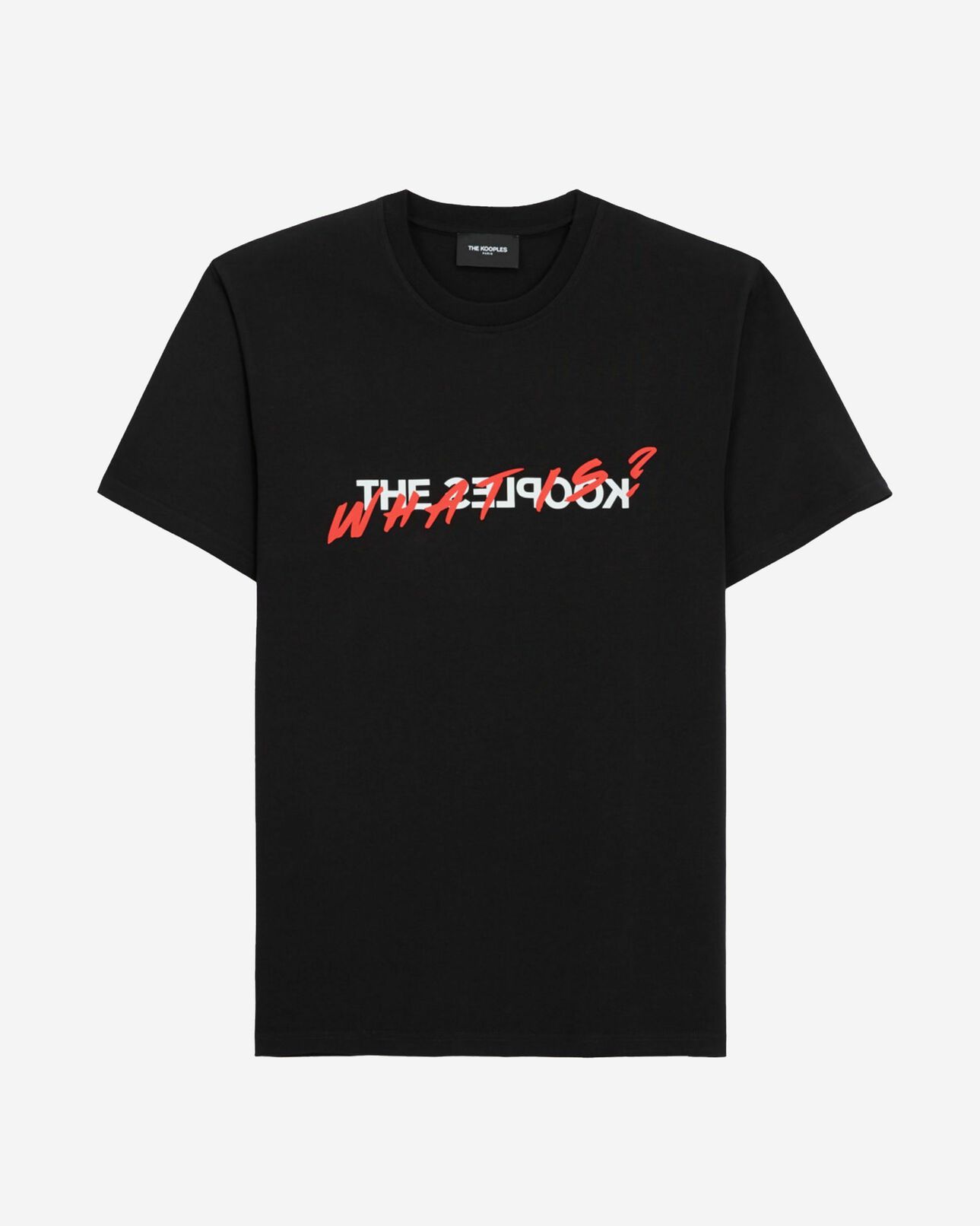 The Kooples MUJER BLACK camiseta what is negra