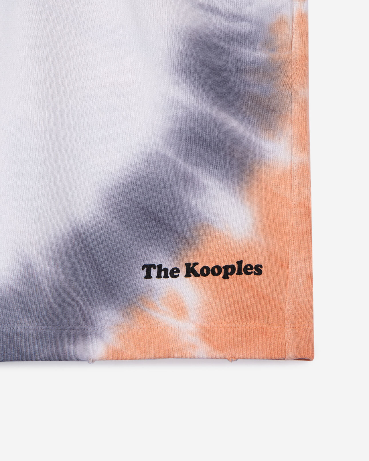 The Kooples HOMME NEW LIGHT BLUE short imprimé tie - dye bleu