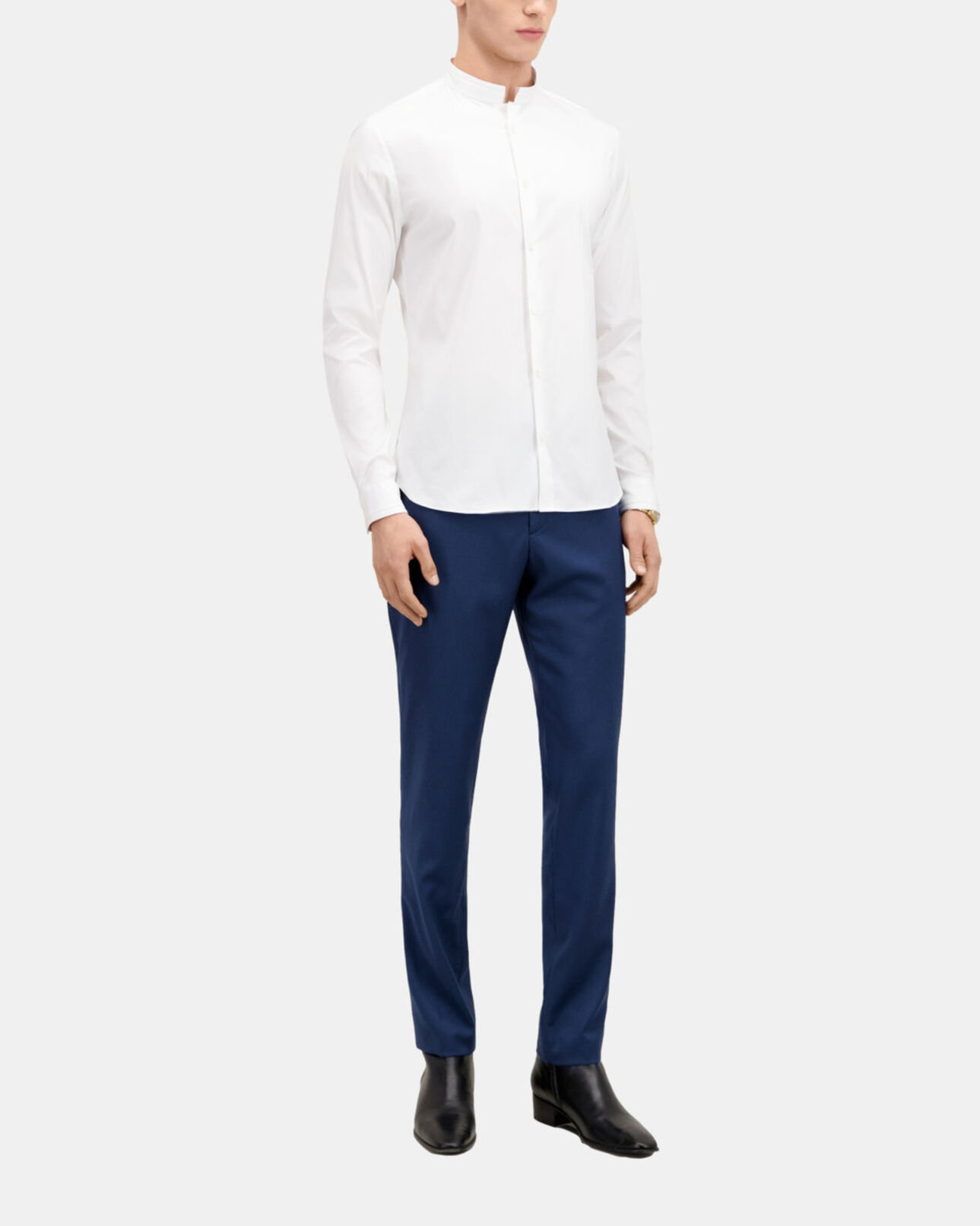 The Kooples HERREN WHITE weißes hemd aus baumwolle