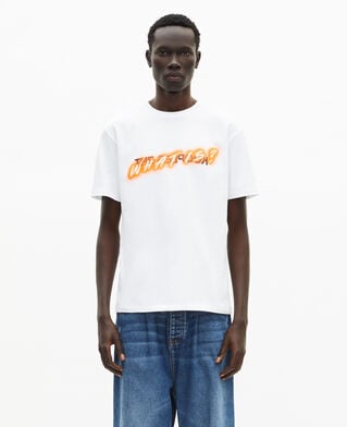 The Kooples MEN WHITE what is neon white t-shirt