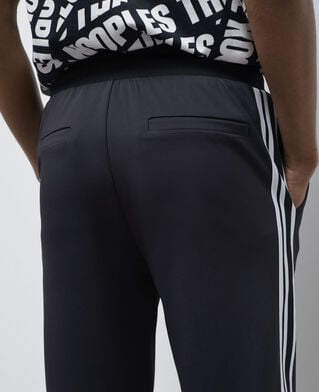 The Kooples MEN BLACK black logo joggers