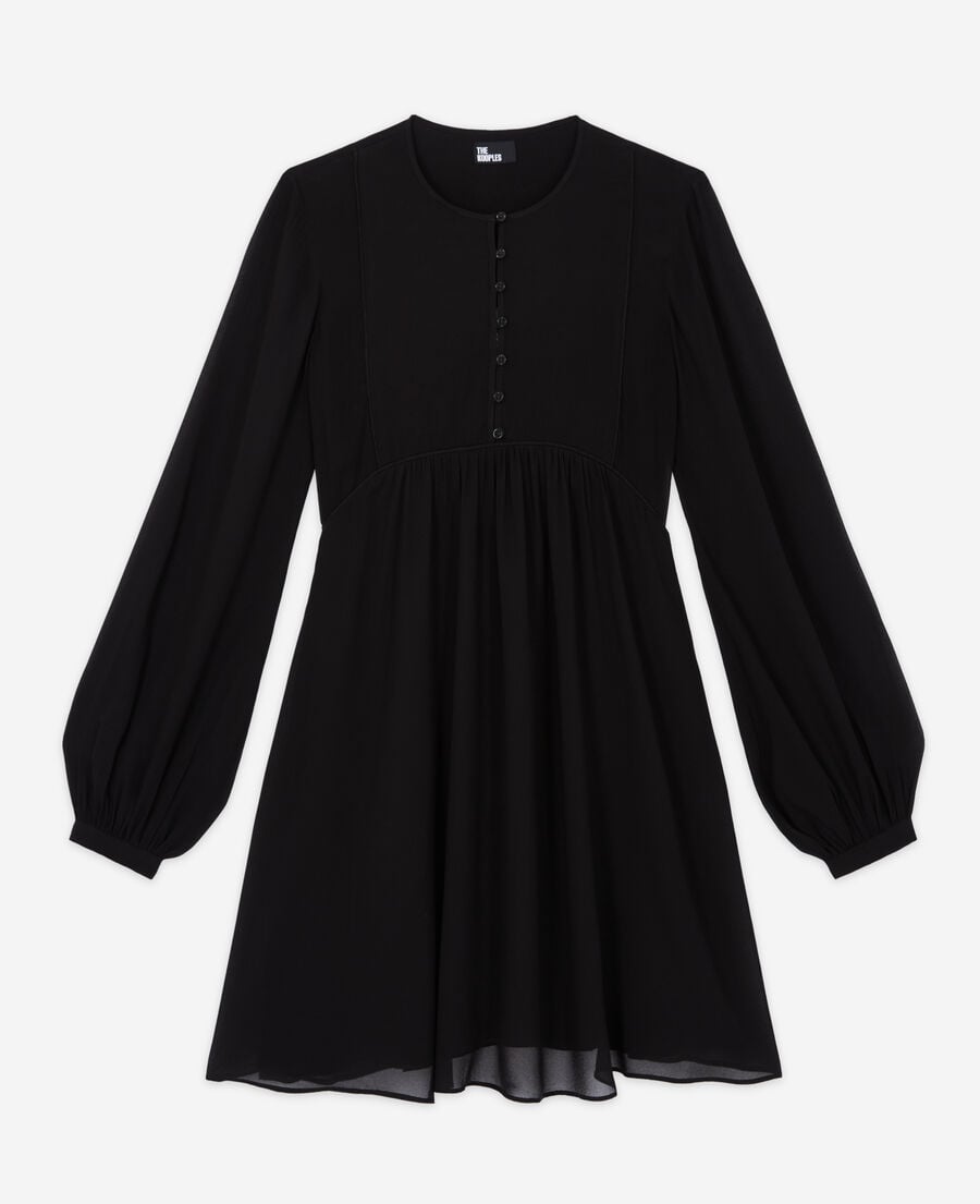The Kooples FEMME BLACK robe courte noire