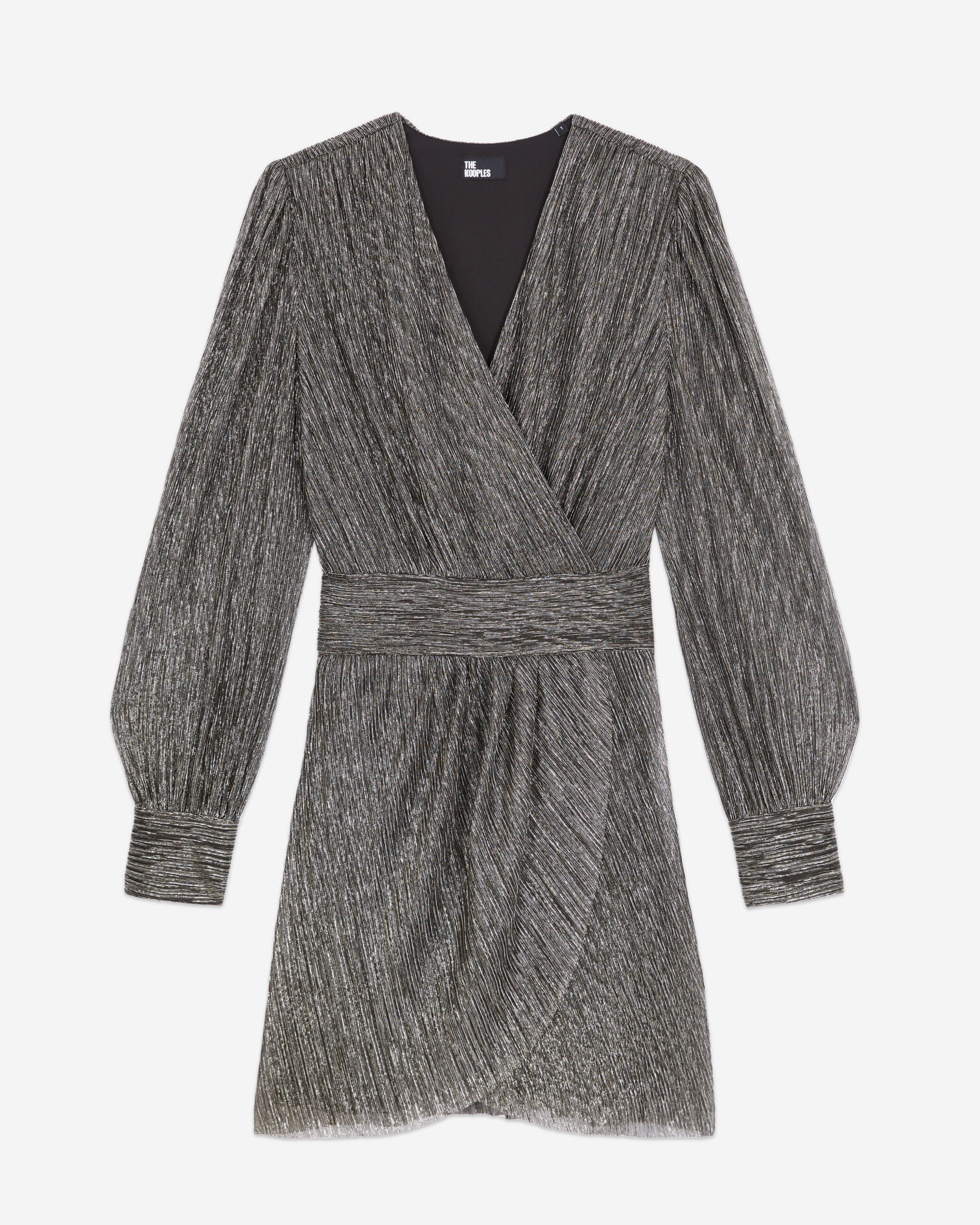 Short silver dress, SILVER, hi-res image number null