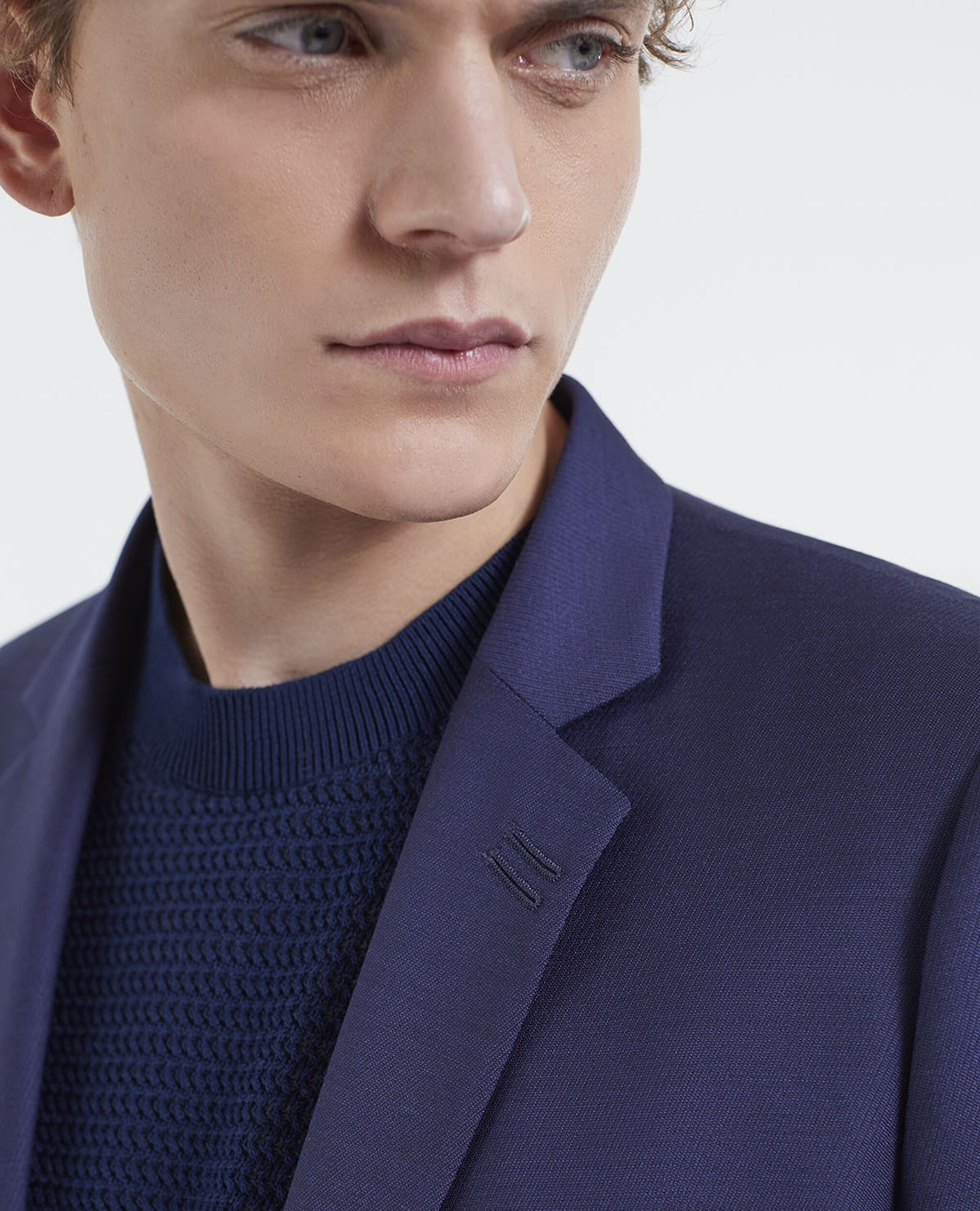 Suit jacket in wool, NAVY, hi-res image number null