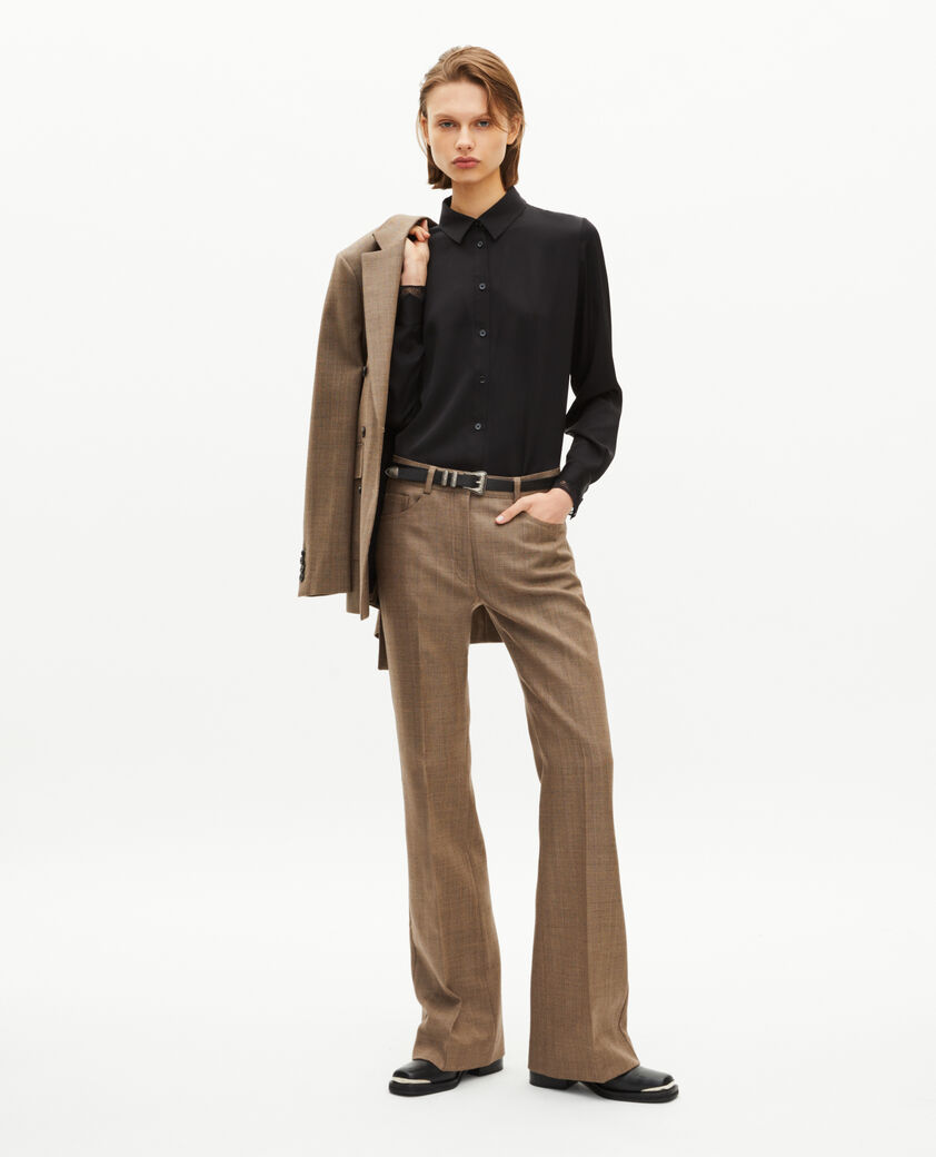 The Kooples WOMEN CAMEL camel bootcut pants