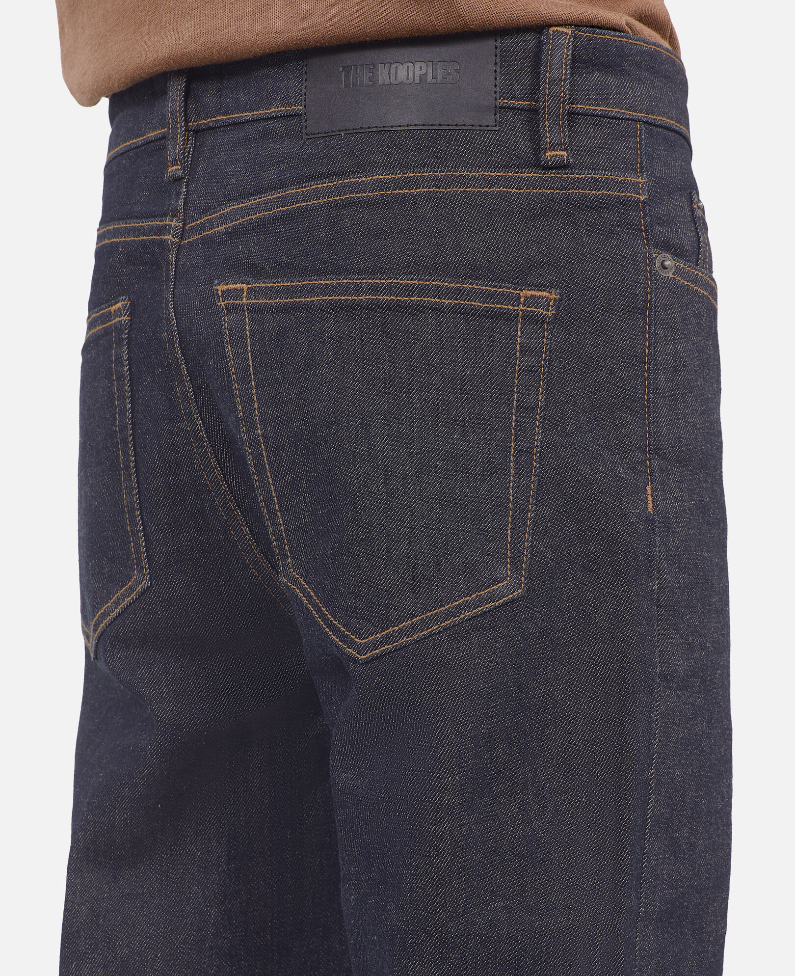 The Kooples MEN BLUE RINSE denim blue slim jeans